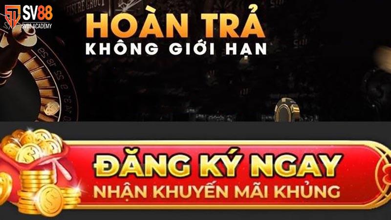 chương trình Hoàn trả 1.35 không giới hạn SV88