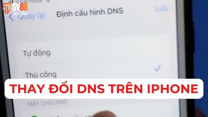 Thay đổi địa chỉ DNS trên điện thoại IOS